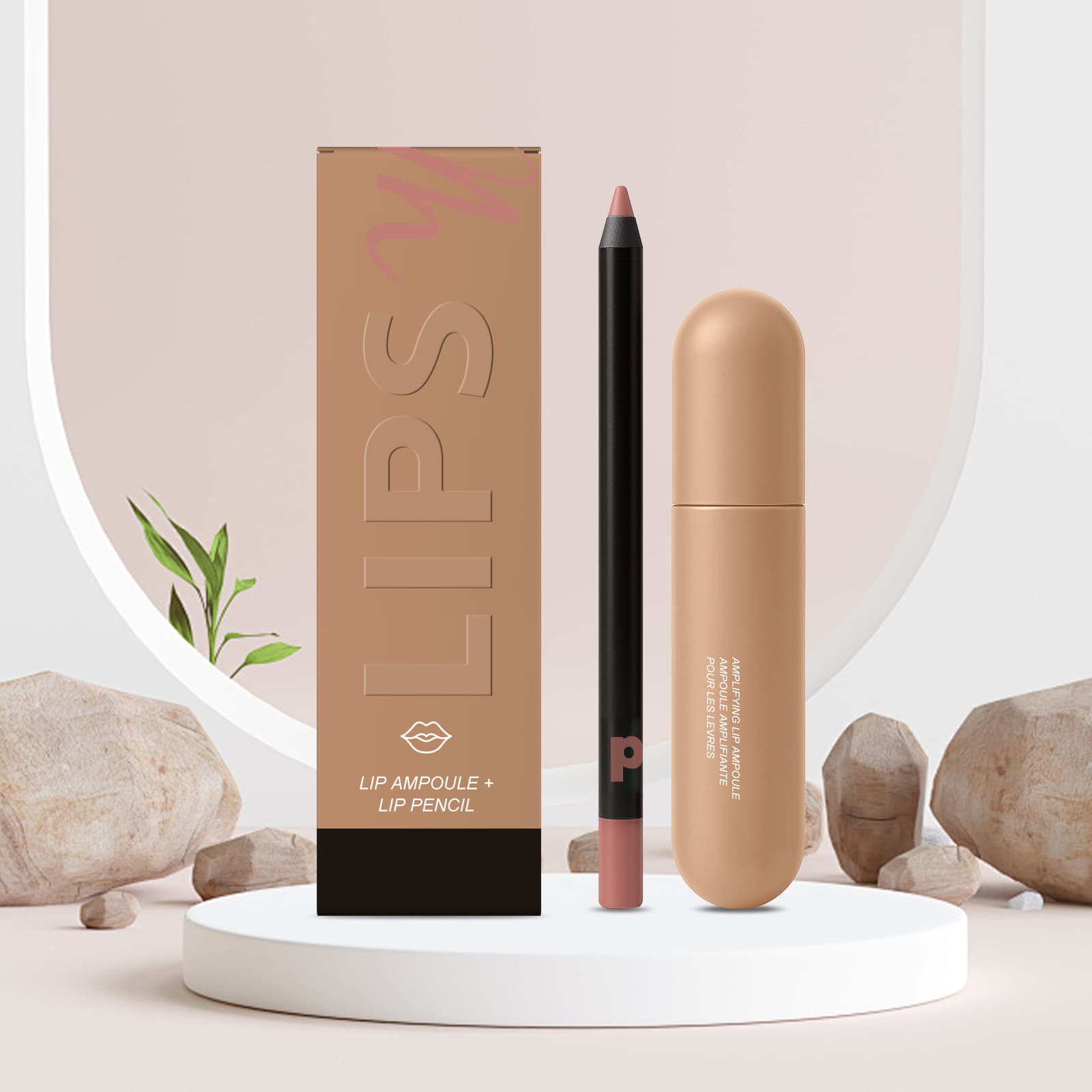 Lip Serum + Lip Liner: Moisturizing, Nourishing, Color-Rich, Natural-Looking Lip Makeup