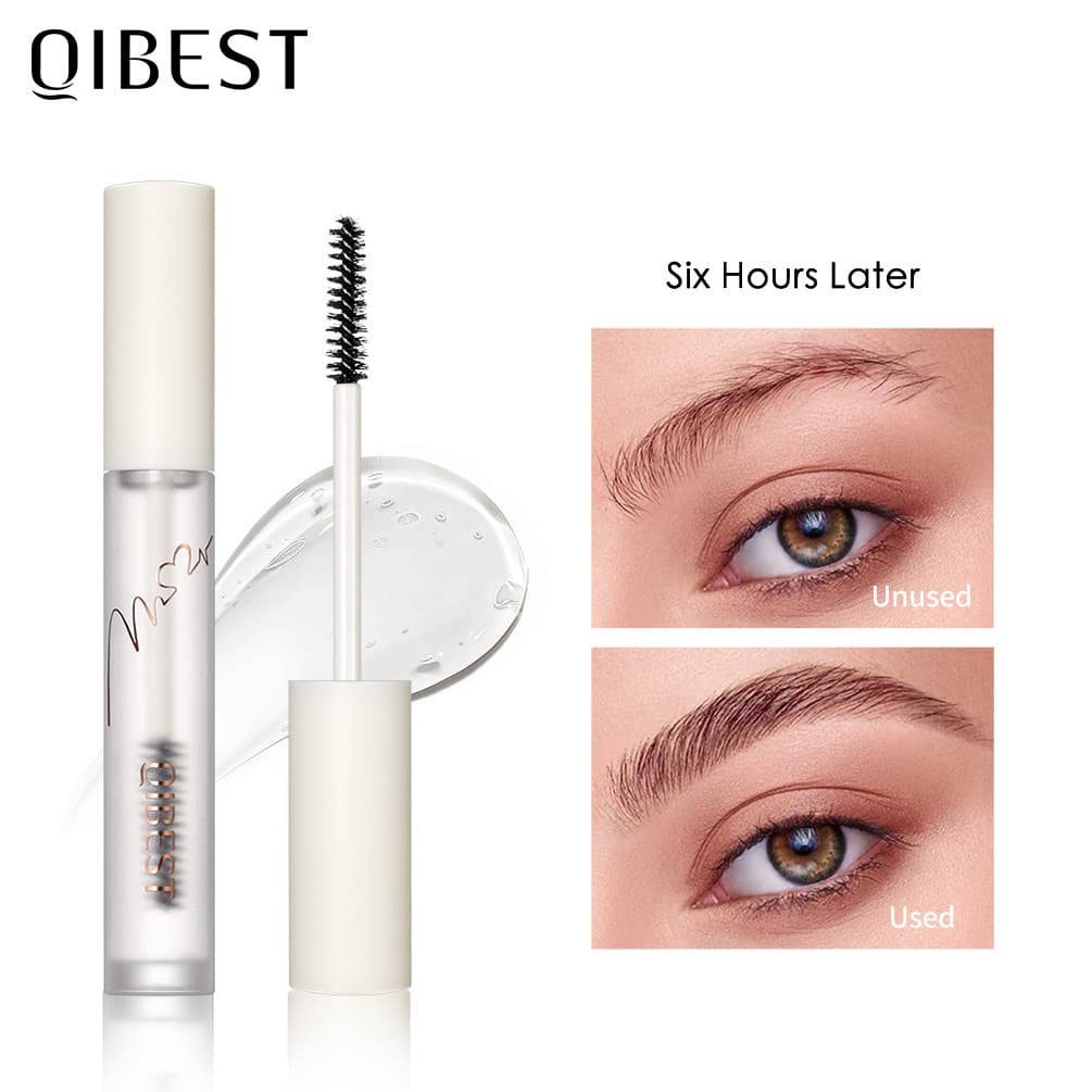 Qibest Eyebrow Setting Liquid, Colorless, Transparent, Waterproof, Sweat-Proof, Long-Lasting, Eyebrow Repair Liquid, Eyebrow Raincoat