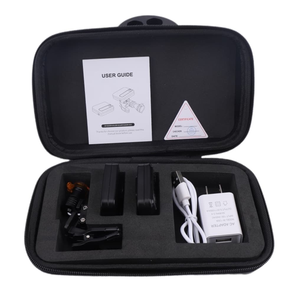 Dental Headlight Magnifying Loupe Medical LED Wireless Clip-on Headlight Oral Plastic Surgery Headlamp