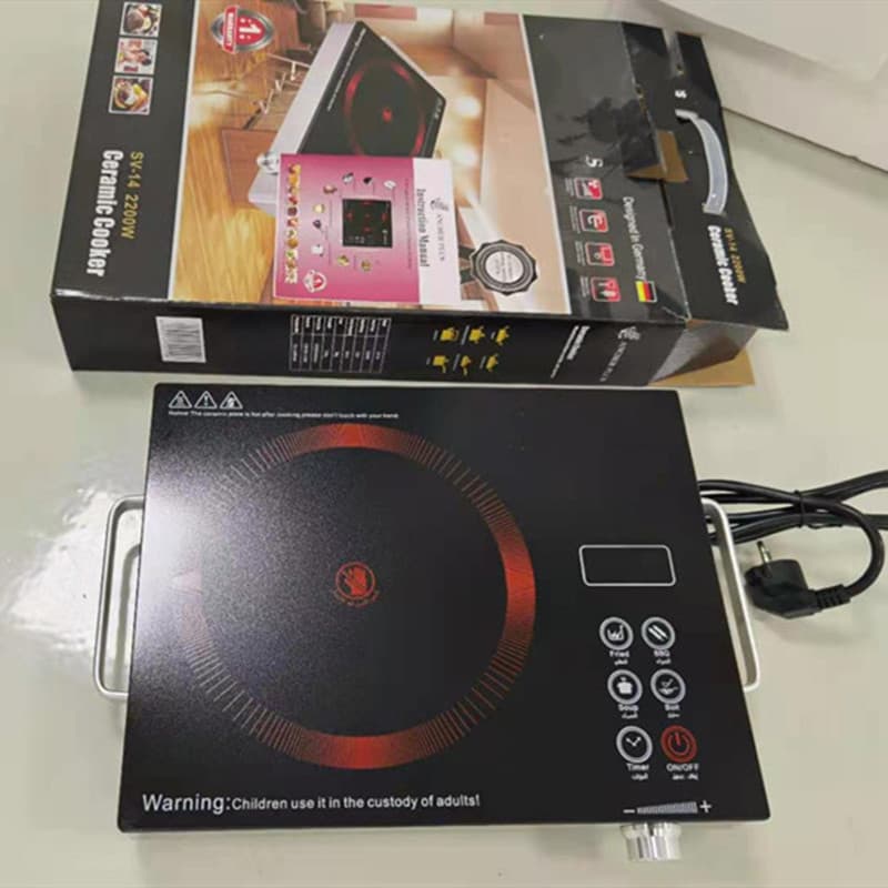 Wholesale Electric Ceramic Stove Household Light Wave Stove 2200W High Power English Version Tea Stove Touch English Small Household Appliances