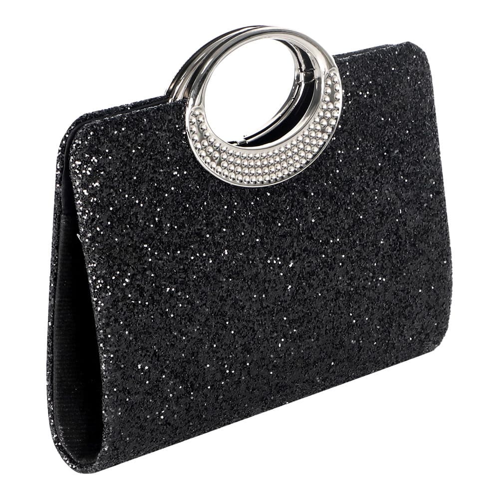 Cross-border Amazon light luxury clutch bag diamond-encrusted silver hand-held cross-body banquet bag versatile fashion women's evening bag