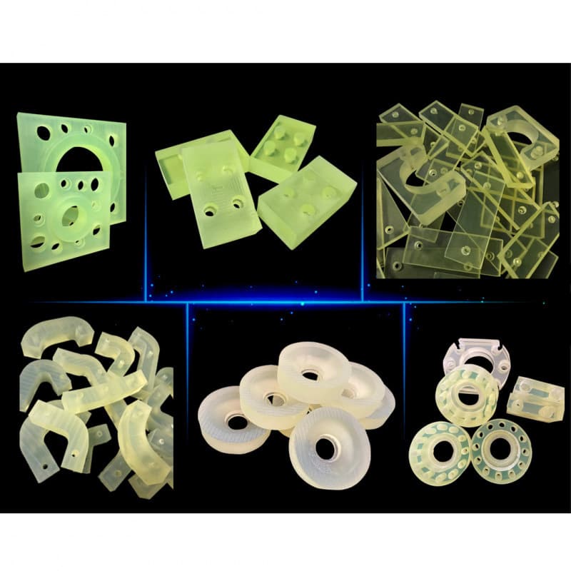Urethane Rubber Sheets, Polyurethane Plates, Elastic Red-Black Shock-Absorbing Pads, Custom-Sized Tenderizer Boards