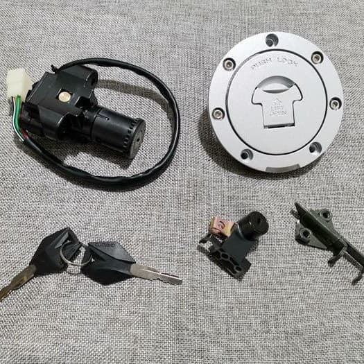 Compatible with CF400NK Fuel Tank Cap, CF650NK Ignition Lock, CF650MT Key Lock, CF650-7 Full Set Lock