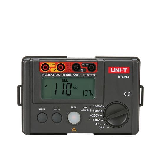 UNI-T UT501A/UT502A Insulation Resistance Tester 2500V Digital Megohmmeter Electronic Insulation Meter