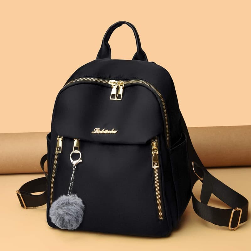 European and American Fashion Casual Nylon Bag Women's Travel Light Backpack Trendy College Student Schoolbag Double Shoulder Bag Wholesale