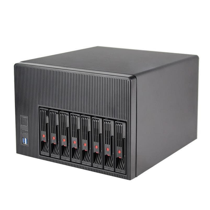 8-bay NAS storage for video, 2.5G shared editing file server, Hackintosh J4125 10GbE TrueNAS