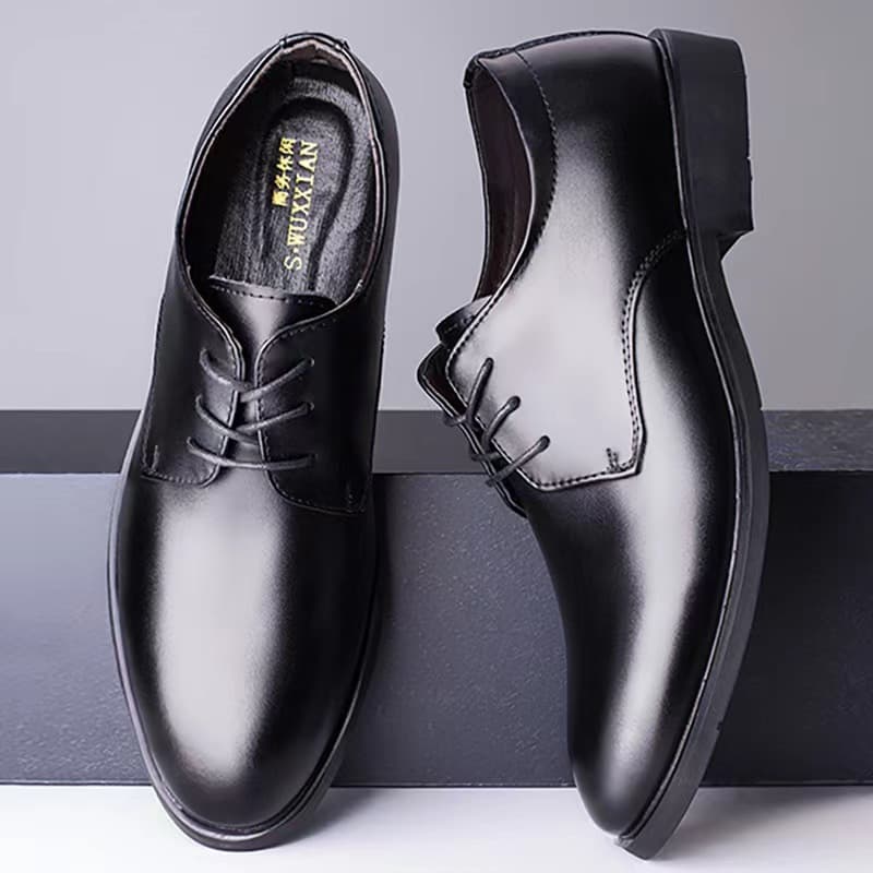 Cross-border British men's shoes, men's groomsmen, black groom's business formal suits, casual versatile leather shoes, men's wedding shoes