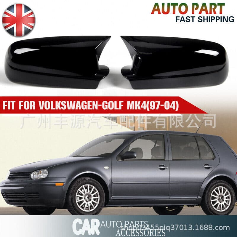 Compatible with Volkswagen Golf MK4 Bullhorn Mirror Cover 1997-2004