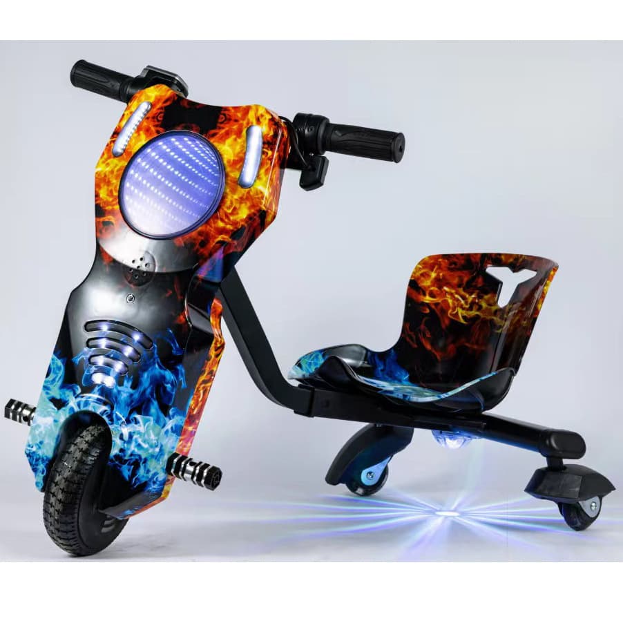 Electric Three-Wheel Drift Trike 360-Degree Drift Car 6-Inch 8-Inch Smart Balance Hoverboard Drift Trike