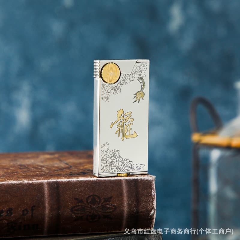 New Chief 318 Slim Kerosene Lighter Compact Men's Mini Portable Creative Personality Men's Gift Trend