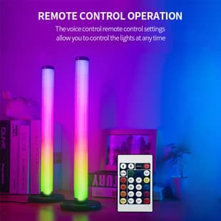 Cross-Border Hot Selling LED Desktop Atmosphere Light Sound-Activated Light Gaming Sound-Activated Live Streaming Light Night Light RGB Sound-Activated Light