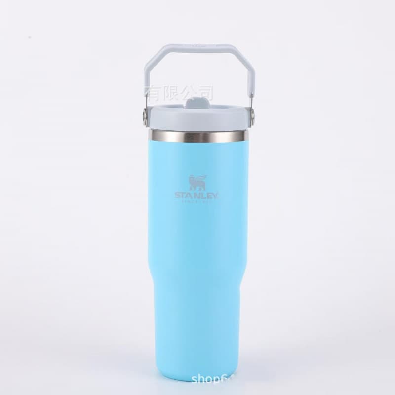 Stanley 30oz Portable Insulated Mug 304 Stainless Steel Sealed Water Cup with Straw Car Cup
