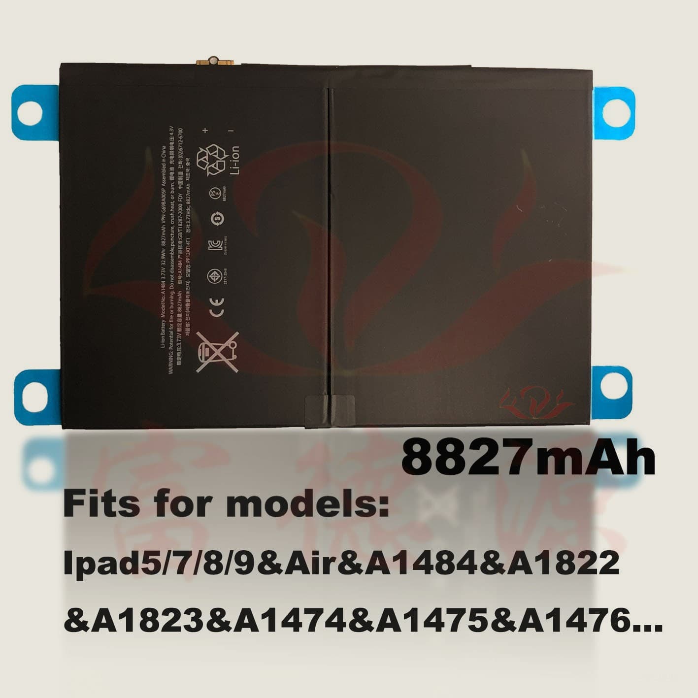 Ipad5 Battery Is Suitable for Apple A2428 A2429 A2602 A2603 Mobile Phones and Apple iPad Batteries