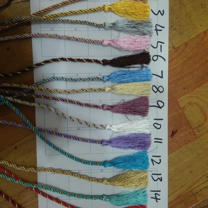 Curtain Tie Backs Curtain Tie Strings Curtain Tie Balls Curtain Hanging Balls Curtain Accessories Curtain Trimmings Gold Wire Flat Ball