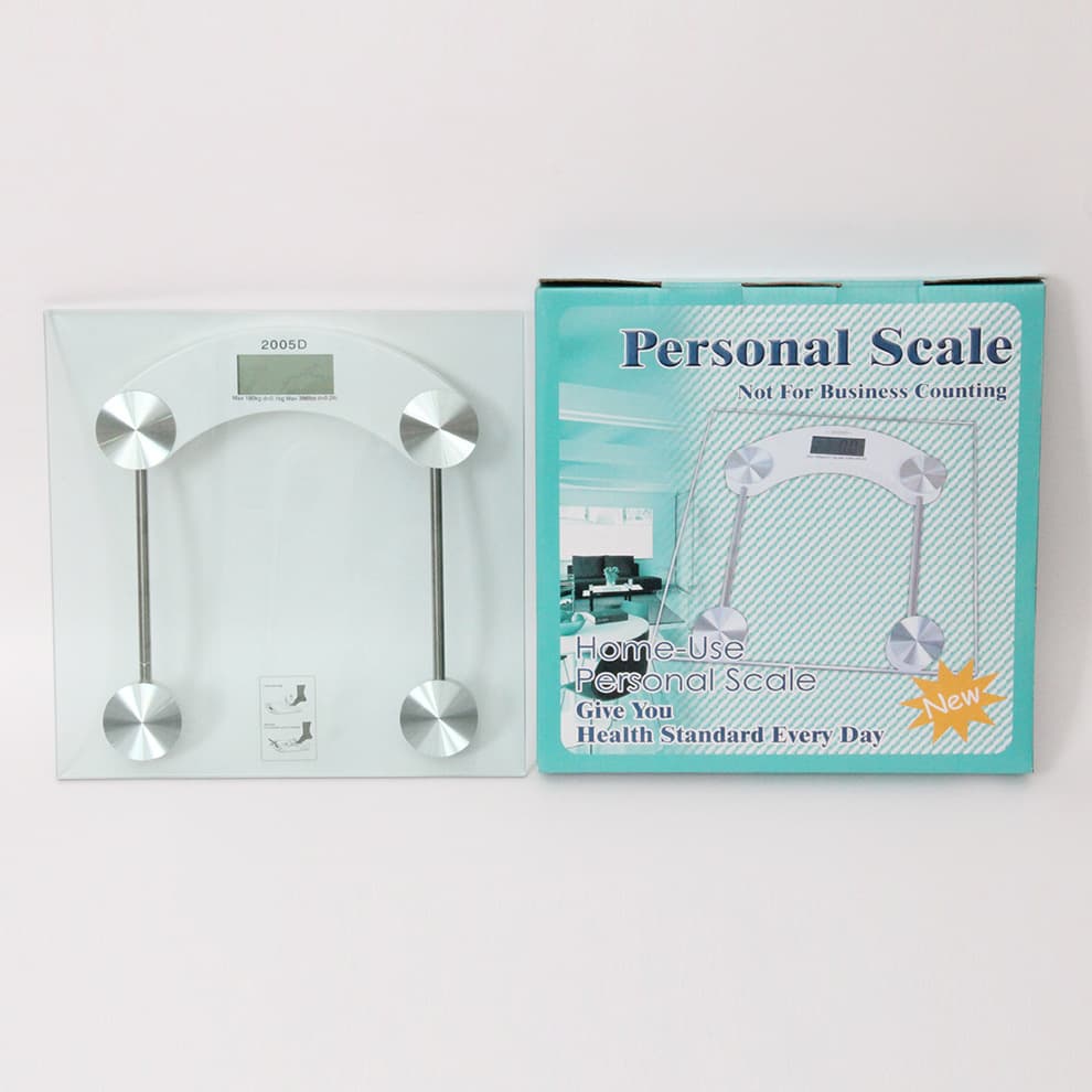 Factory Direct Wholesale 05D Electronic Scale Body Scale Gift Custom LOGO Transparent Glass Household Body Scale