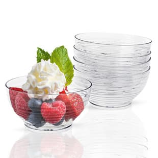 Mini Plastic Bowl Salad Bowl Dessert Bowl Candy Bowl Dip Bowl Home Side Dish Prep Bowl Picnic Party