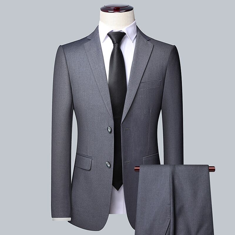 Casual Suit Suit Men's Slim Trendy Business Formal Wear Men's Groom and Best Man Wedding Dress Suit Suit