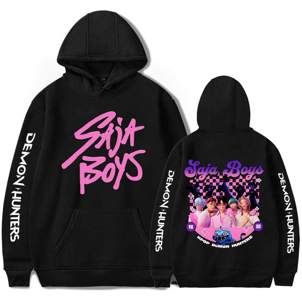 Stranger Things Hellfire Club Hoodie Women's Fall Winter Loose Fit Printed Trendy Jacket Design