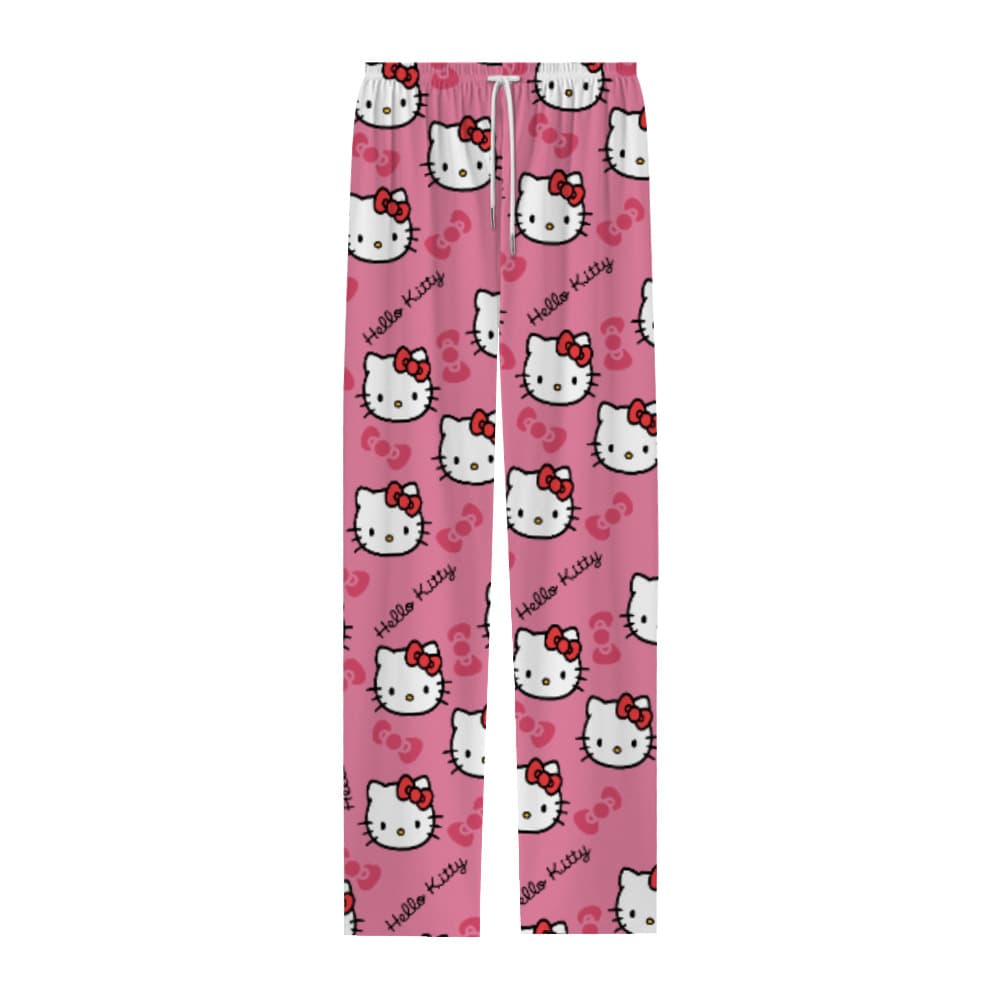 Factory Customized Cross-Border EU/US Men's and Women's Sleep Pants, Home Cotton-Like Long Pants with 3D Printed Digital Design, Amazon Sleep Pants