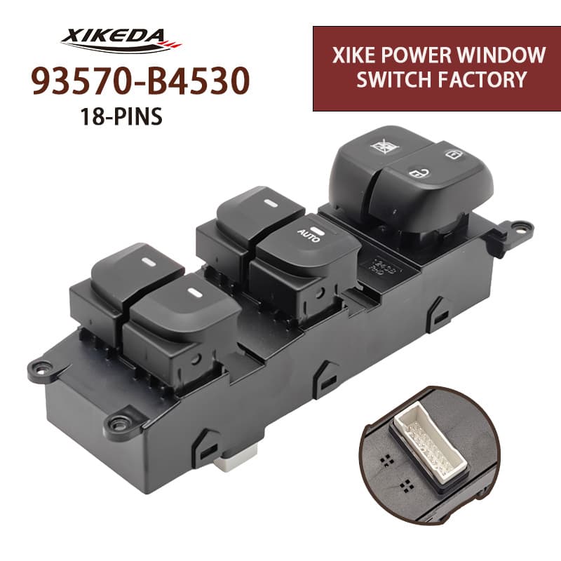 93570-B4530 Glass Lift Switch 18-Pin Right-Hand Drive Suitable for Hyundai I10 13-16