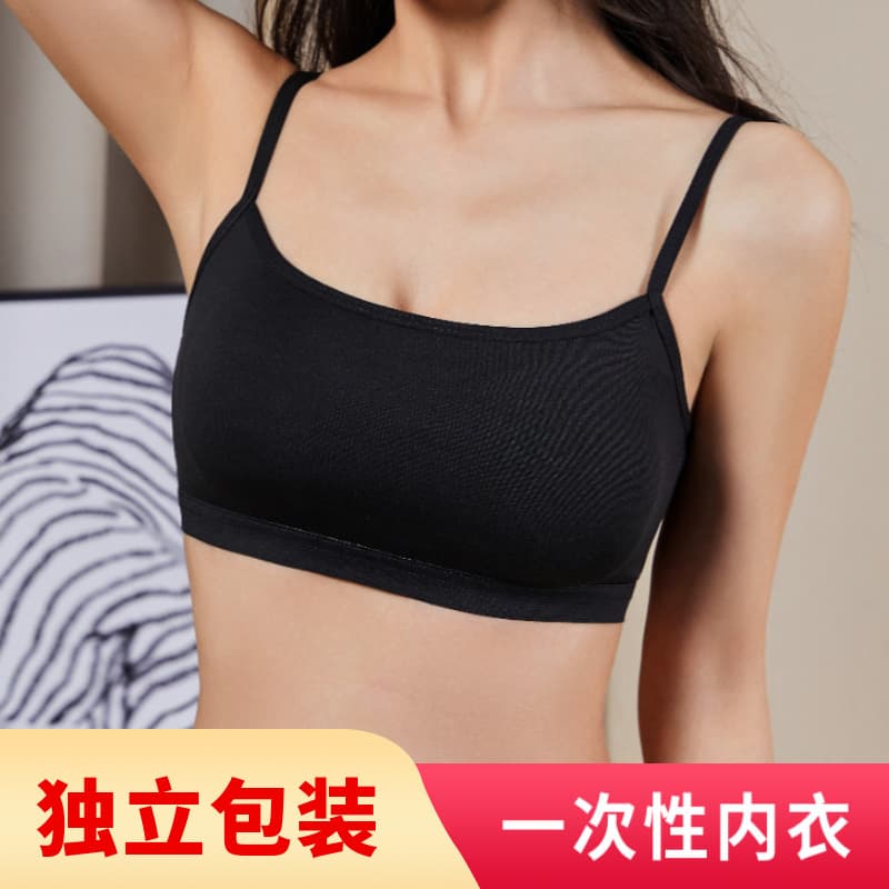 Disposable Underwear and Bra Set, Women's Disposable Daily Use, Travel, Business Trip, Sauna, Hotel Supplies Wholesale