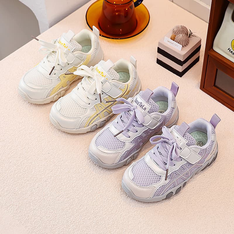 Kids Sports Shoes 2026 Spring Autumn New Breathable Mesh Girls German Training Shoes Stylish Fashion Casual Shoes
