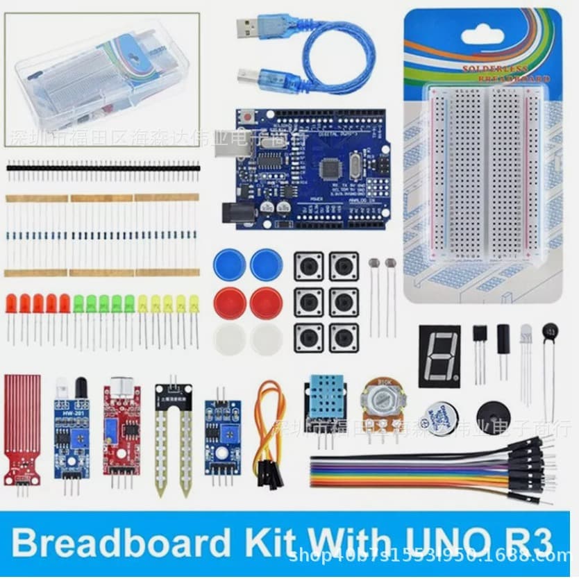 Maker kit 400-hole and 830-hole breadboard for UNO R3 basic kit component experiments