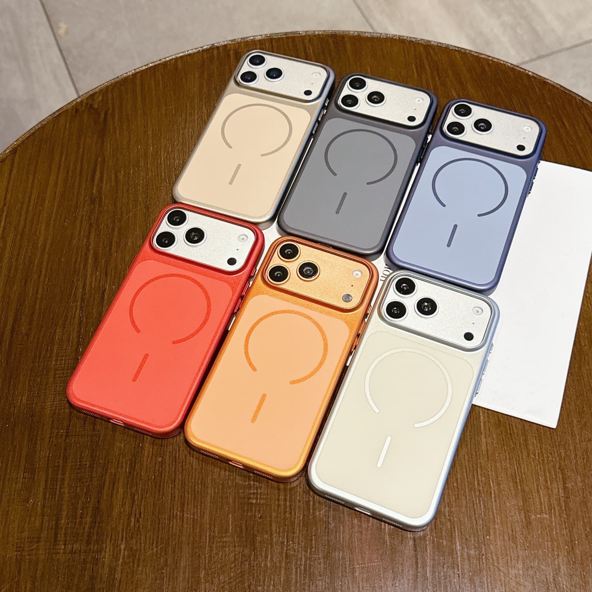 Soft Magnetic Phone Case Compatible with iPhone 17 Pro Max, Skin-Feel iPhone 16 Large Hole 15 Anti-Drop Protective Case 14