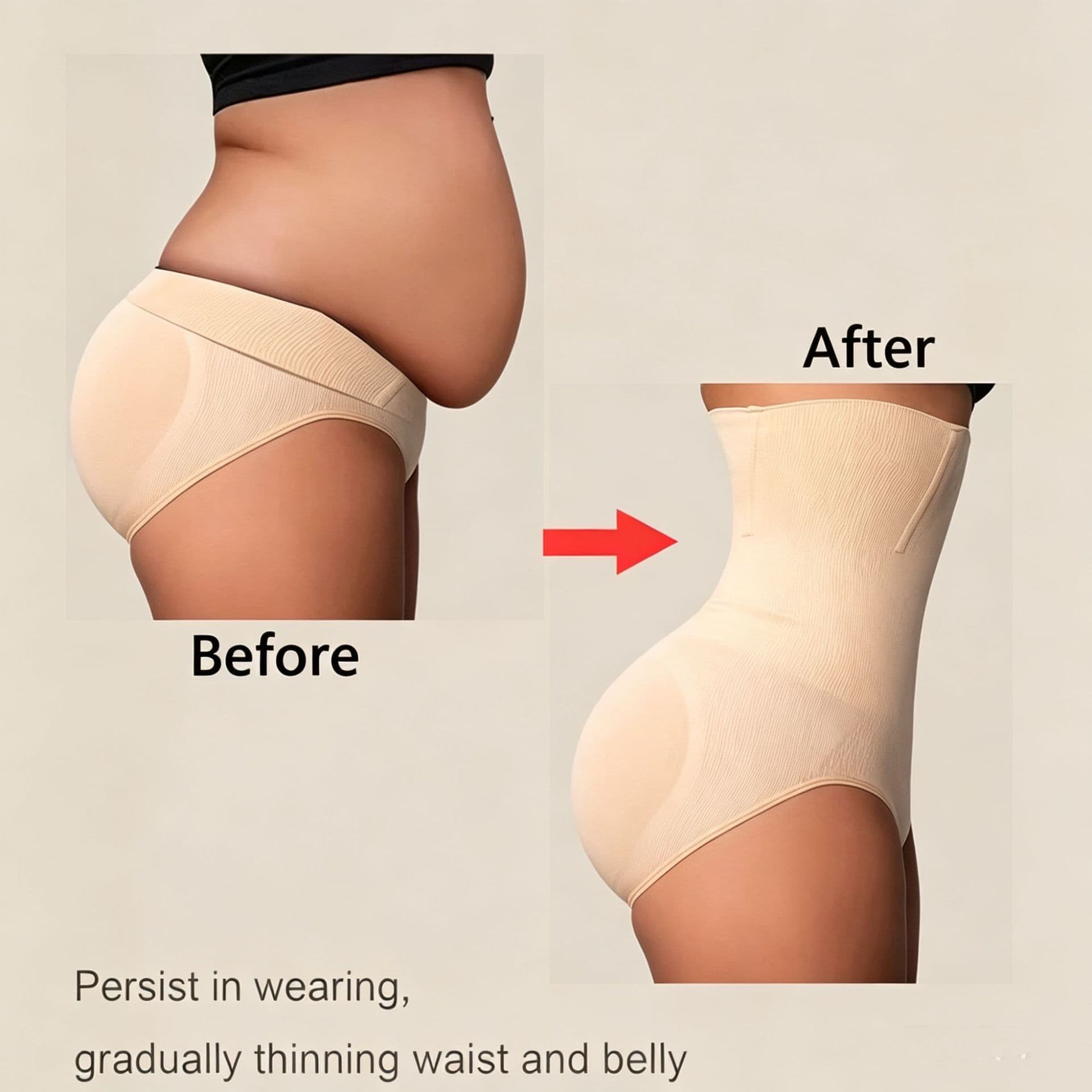 Cross-Border Seamless High-Waist Triangle Shapewear Panty, Butt Lifting, Waist Cincher, Body Shaper, Postpartum Tummy Control Panty