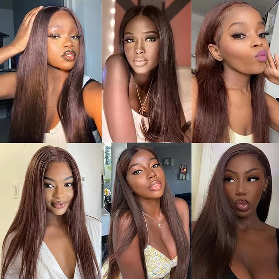 Lace Wig Straight Hair Lace Front Wig High Density Human Hair