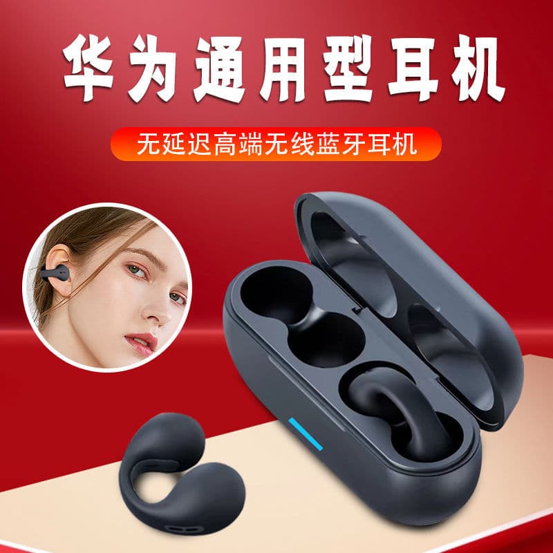 Open-Ear Clip Wireless Bluetooth Earbuds, Wireless Bluetooth Sports Earphones with Long Battery Life, Wholesale