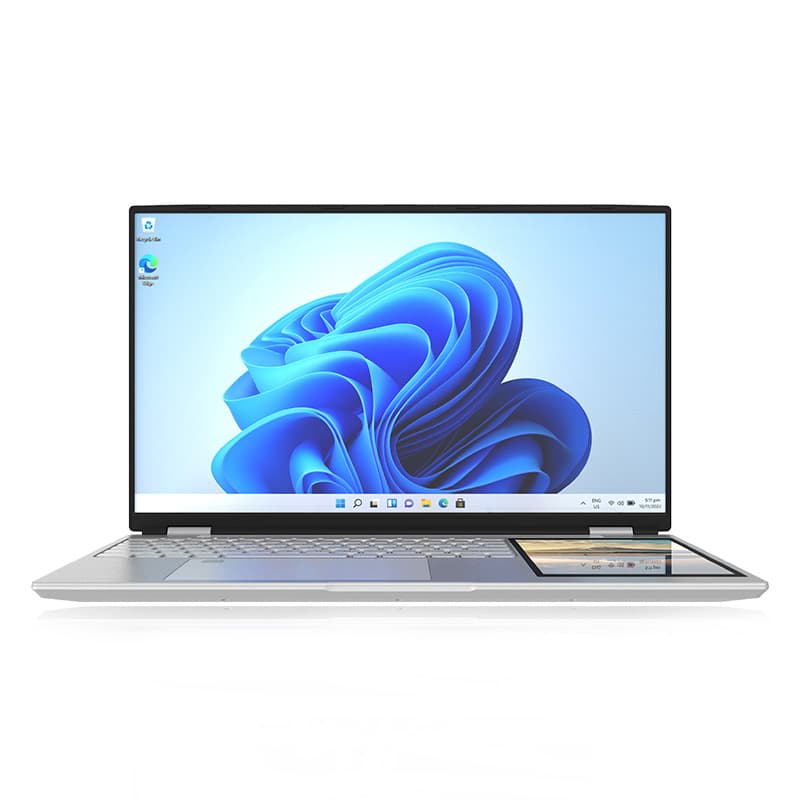 New 15.6-inch + 7-inch Dual Touchscreen Laptop for Cross-border Wholesale, Domestic Gaming Laptop, Multi-screen Thin and Light