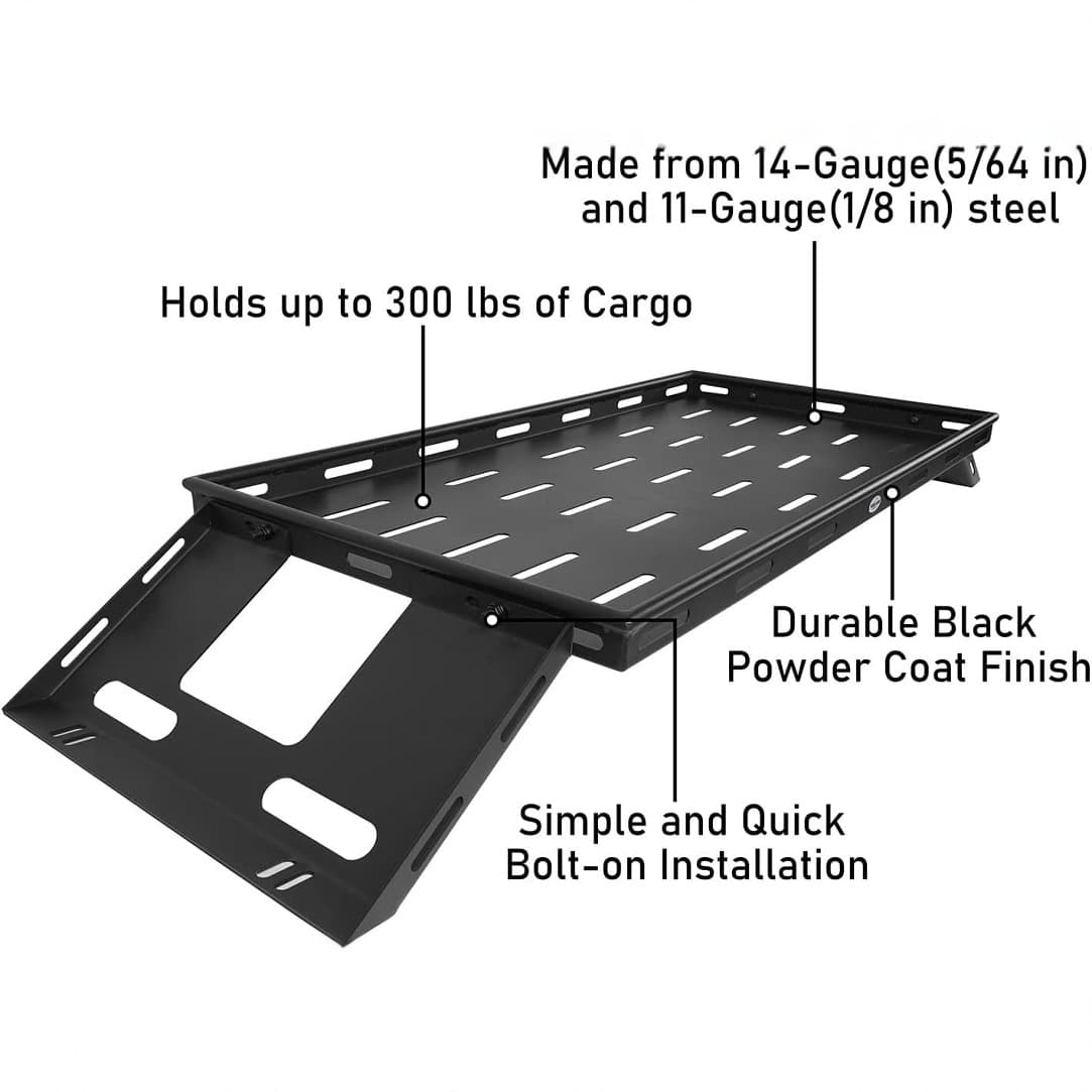 Suitable for JEEP Wrangler JKJL modified luggage rack modified trunk compartment rack JKJL modified accessories