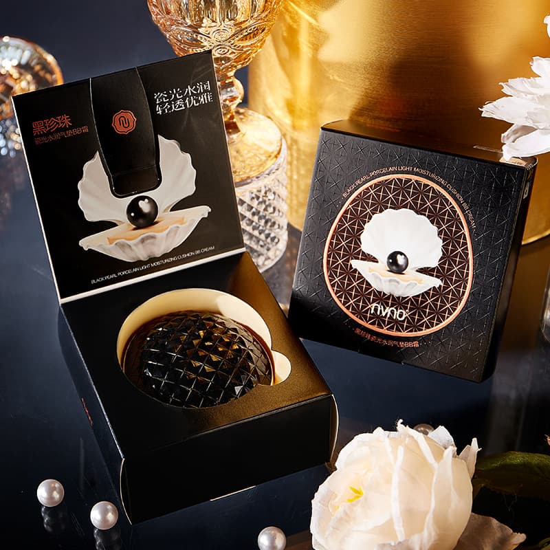 NVNO Black Pearl Porcelain Glow Hydrating Cushion BB Cream 8240#