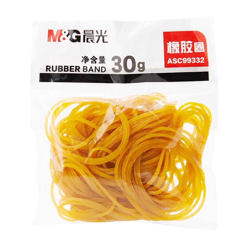 M&G Stationery 30g Elastic Rubber Bands, Durable Office Rubber Rings, Practical Rubber Bands for Tying Cowhide Bands