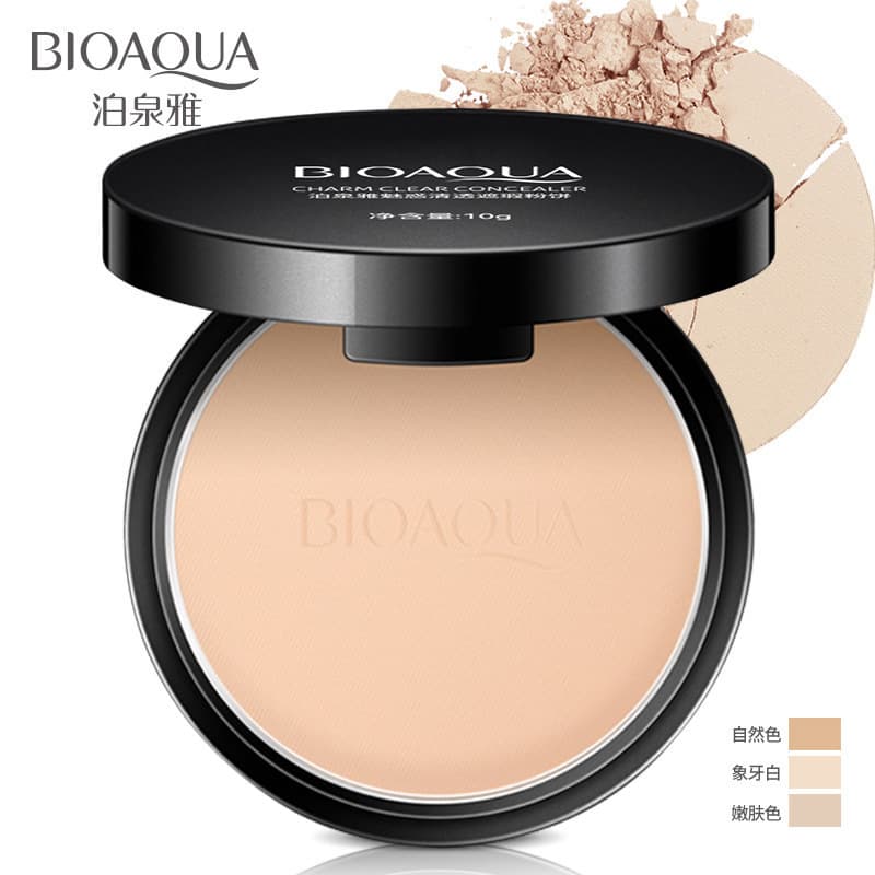 BIOAQUA Charming Clear Concealer Powder Setting Makeup Skin Repair Isolating Powder Foundation Cosmetics Makeup