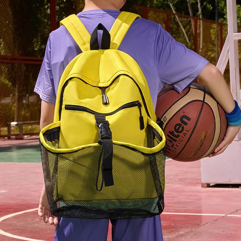 Basketball Storage Bag Ball Bag Training Equipment Stylish Football Volleyball Net Backpack Sports Student Backpack