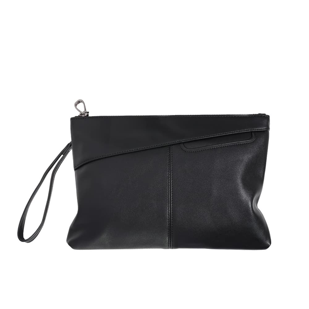 2026 New Men's Clutch Bag Casual Daily Handheld Bag Underarm Bag Trendy Street Style Small Bag
