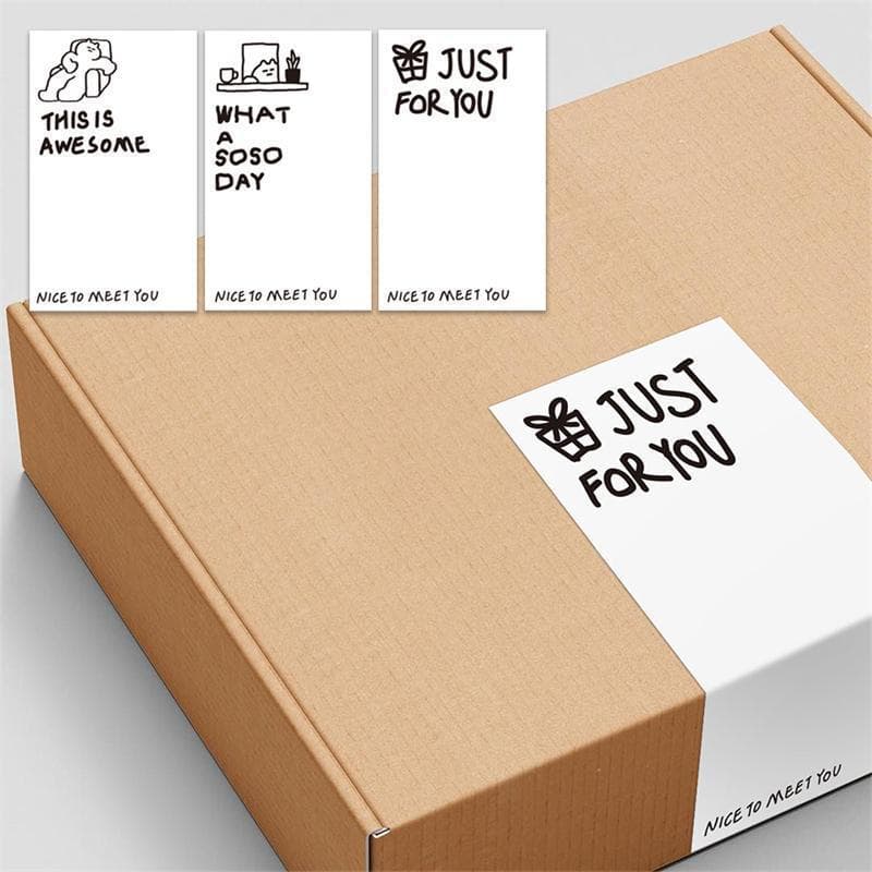 Aircraft box card seal packaging box self-adhesive gift box decoration thank you sticker seal reminder express label