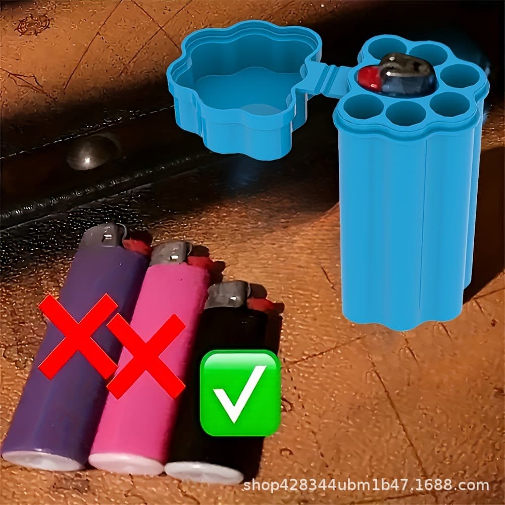 Cross-Border Hot-Selling Factory Wholesale Lighter Cigarette Tube Integrated Storage Tube Cigarette Storage Tube Cone-Shaped Cigarette Paper