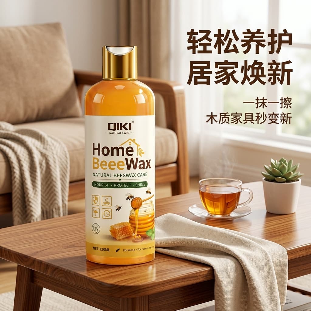 Beeswax Care Cream 120ml Leather Conditioner Furniture Wax Car Interior Cleaner OEM Private Label Wholesale Custom