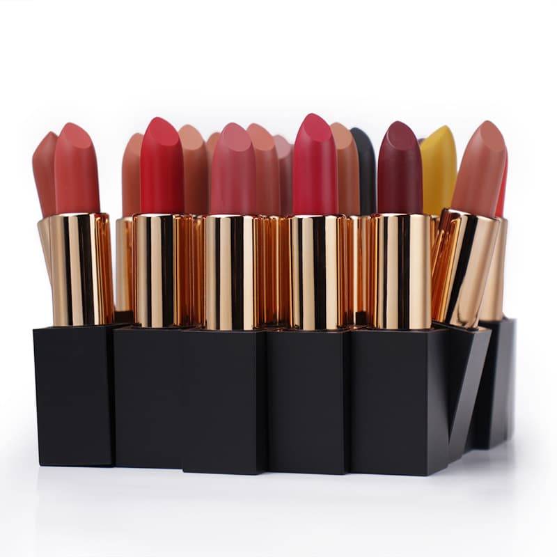 Cross-border Lipstick Non-stick Cup Lipstick No LOGO Magnetic Buckle Moisturizing Waterproof Sweat-proof Long-lasting Matte Finish In Stock