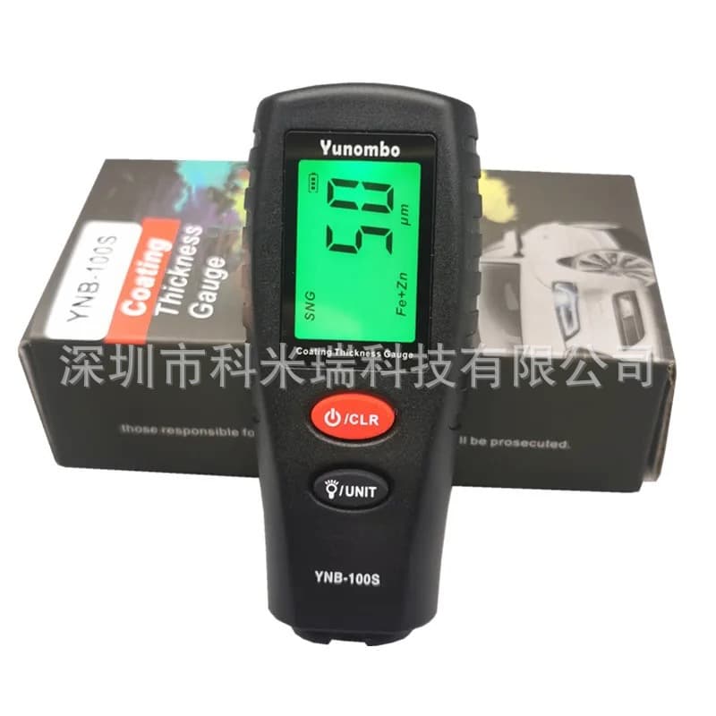 New Car Paint Thickness Gauge Coating Thickness Meter for Fe/nFe/Fe+Zn