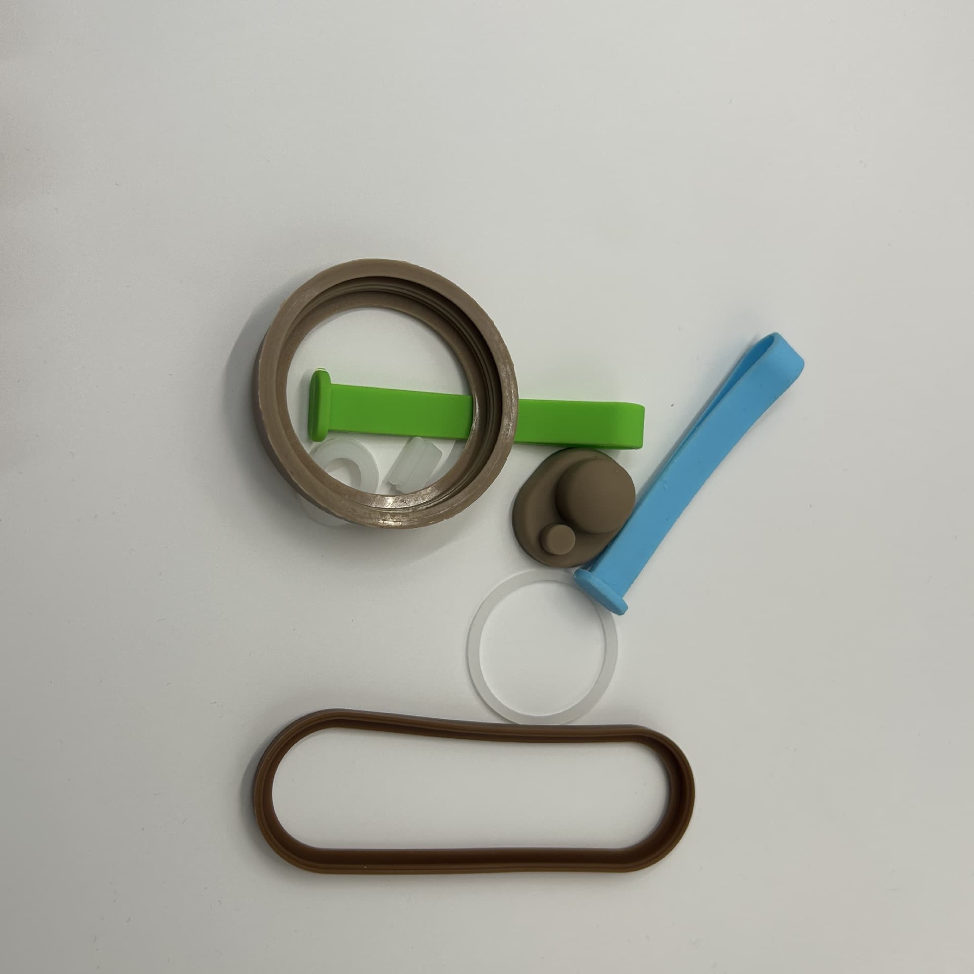 Food-grade bottle cap waterproof sealing transparent silicone gasket, durable and transparent