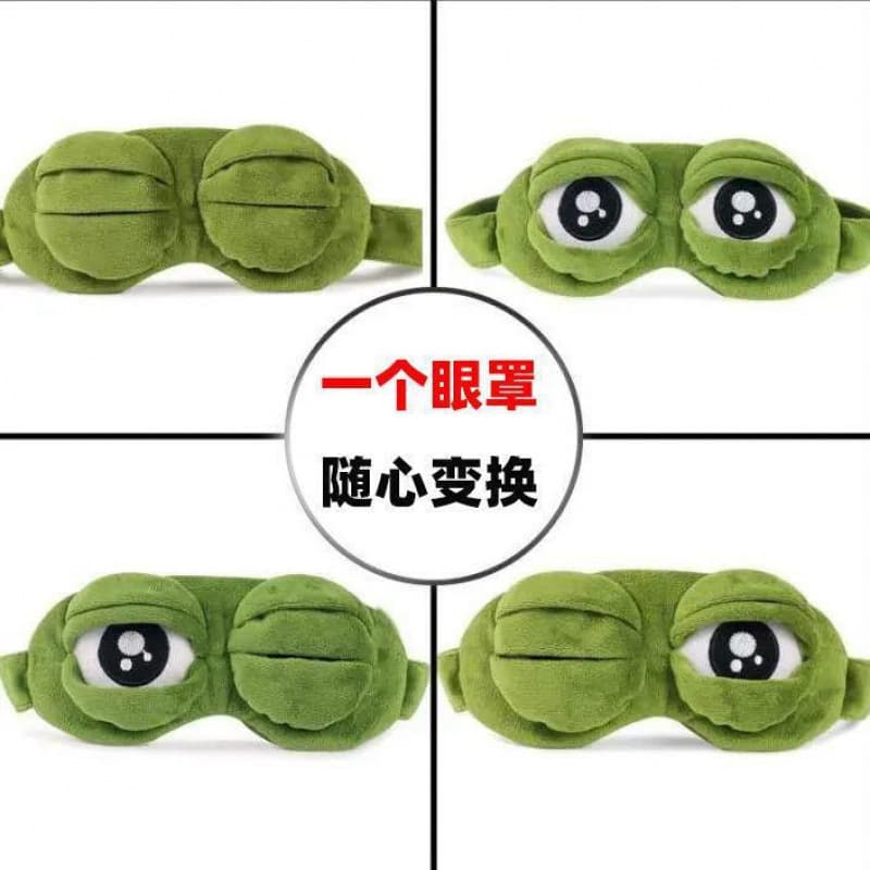 Weird and funny Halloween boys and girls sand shade evil frog stuff gadgets funny ugly eye mask sad