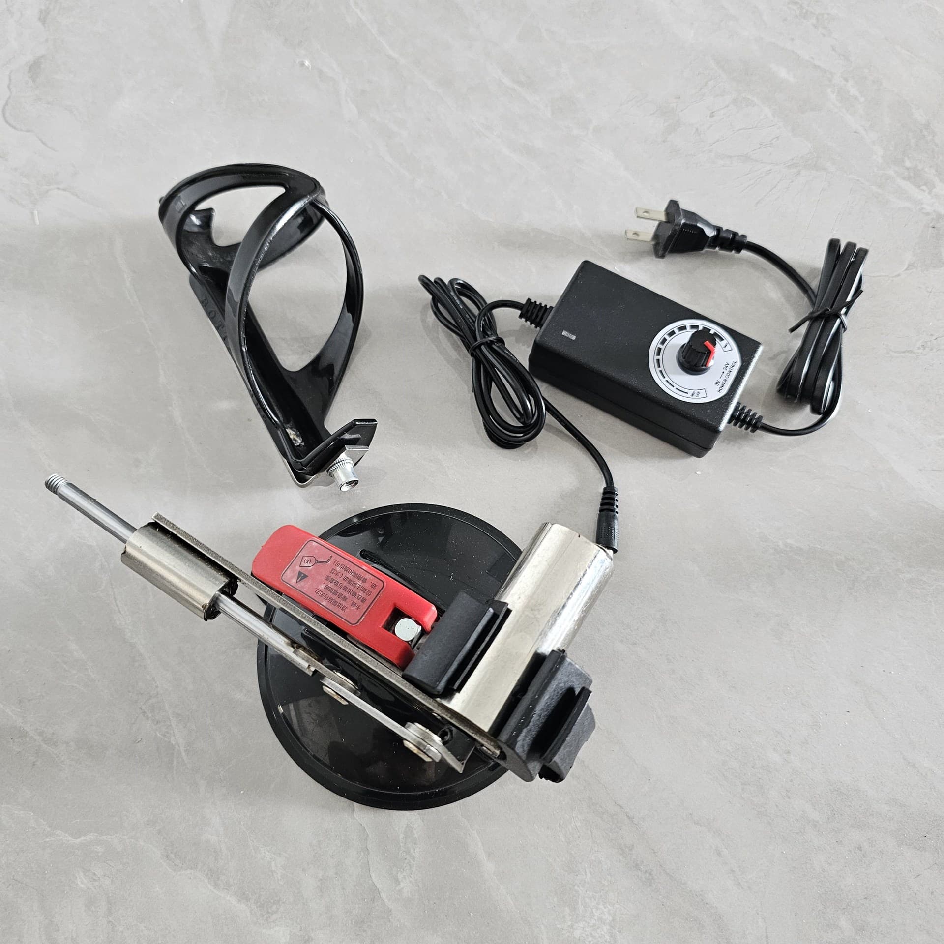 4.5cm Stroke Large Suction Cup Base Mini Telescopic Motor with Reinforced Electric Aircraft Cup Stand