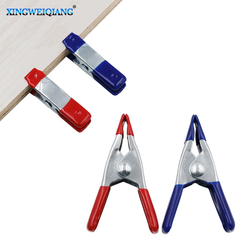 Woodworking Mold Fixing Clamp 2-Inch Metal Woodworking A-Clamp Strong Spring Clamp Stable Grip Tent Clamp Spring Clip