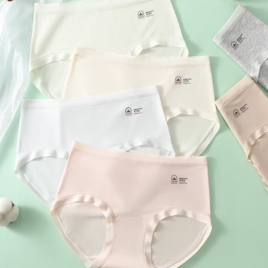 [3-pack] Cotton-feel girl's underwear blind box, Modal 10A antibacterial, extra long, comfortable and breathable triangle briefs.