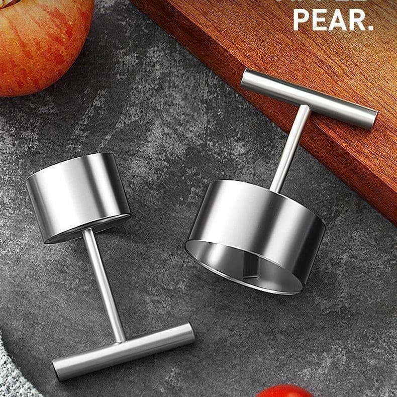 Fruit corer, stainless steel stewed pear artifact, household roasted snow pear, apple corer, core puller, hollower