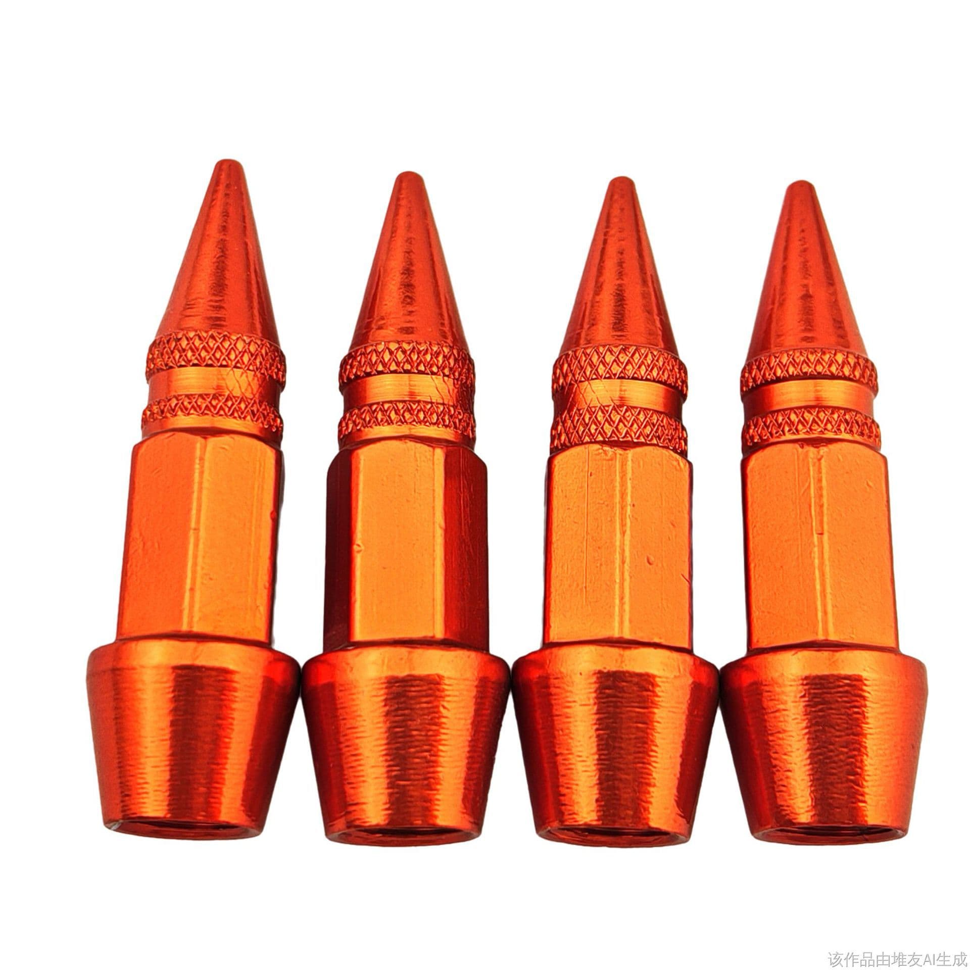 Universal Car Bullet Screw Valve Cap Custom Modified Pointed Valve Stem for Bicycles Motorcycles Colorful
